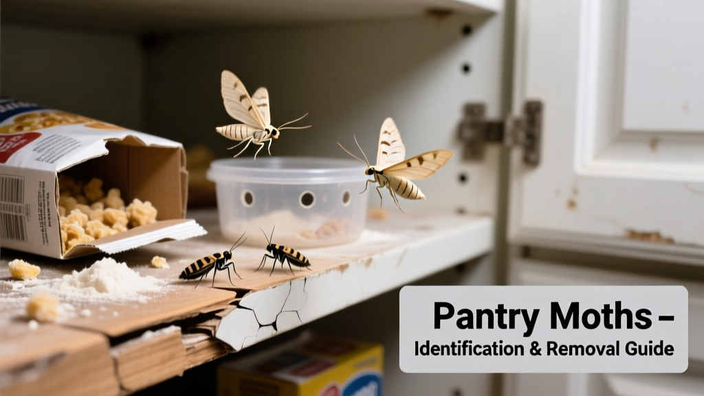 Pantry Moths in the Kitchen: Identification & Removal