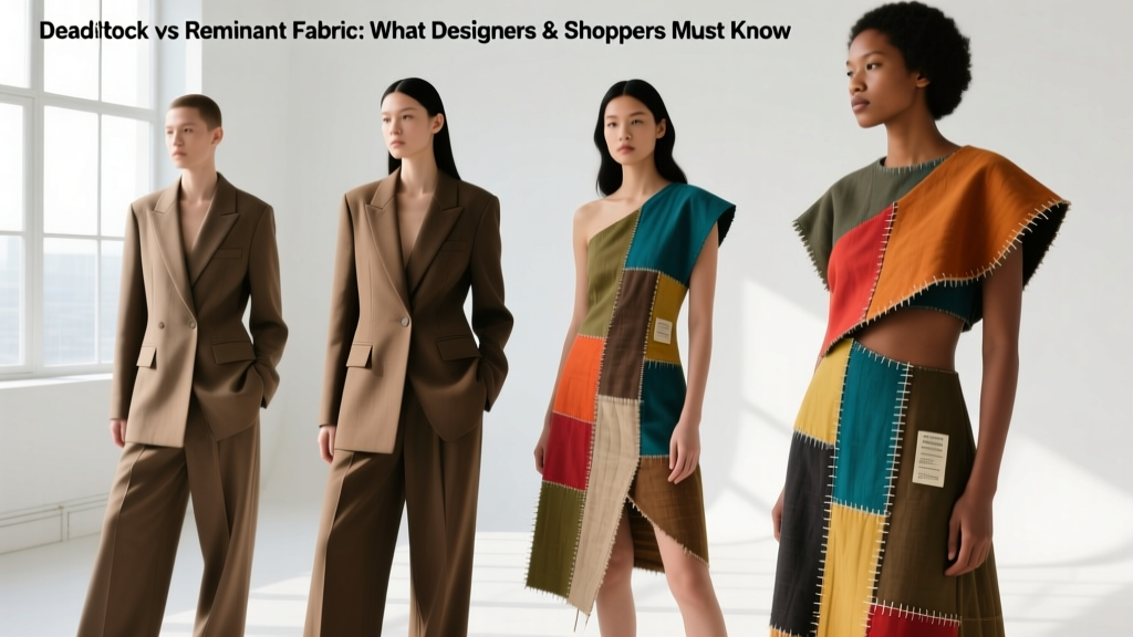 Deadstock vs Remnant Fabric: What Designers & Shoppers Must Know