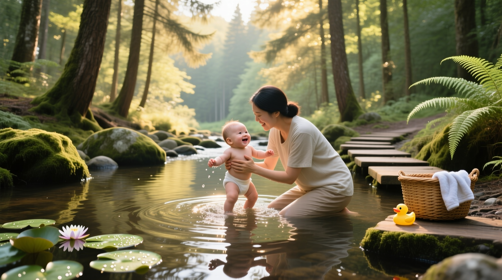baby swimming lessons in the woodlands