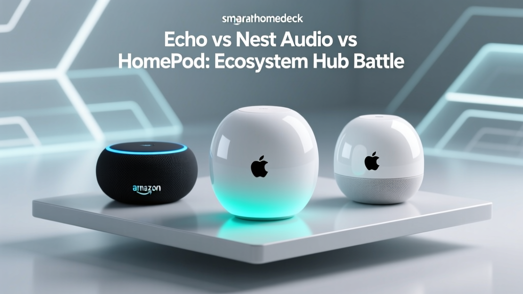 Echo vs Nest Audio vs HomePod: Ecosystem Hub Battle