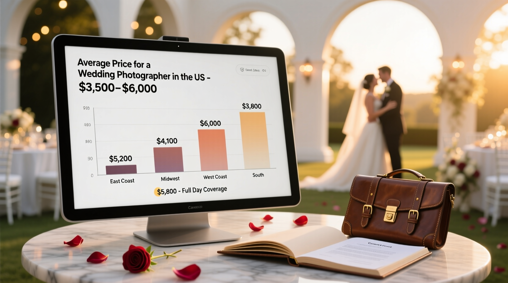 what is an average price for a wedding photographer