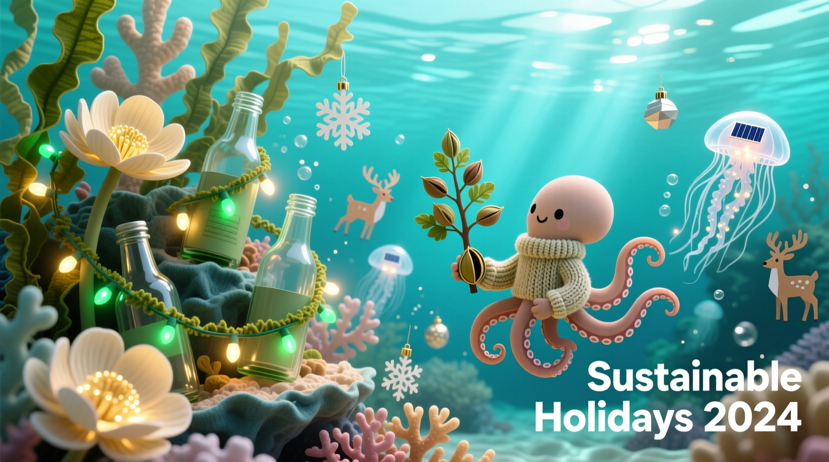 how to make a christmas reef