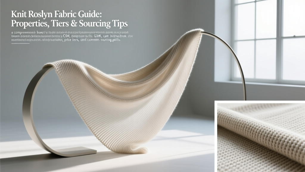 Knit Roslyn Fabric Guide: Properties, Tiers & Sourcing Tips