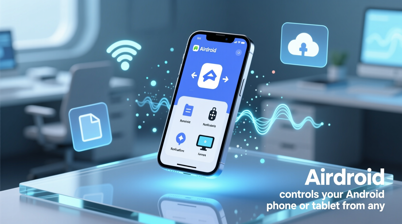 airdroid controls your android phone or tablet from any