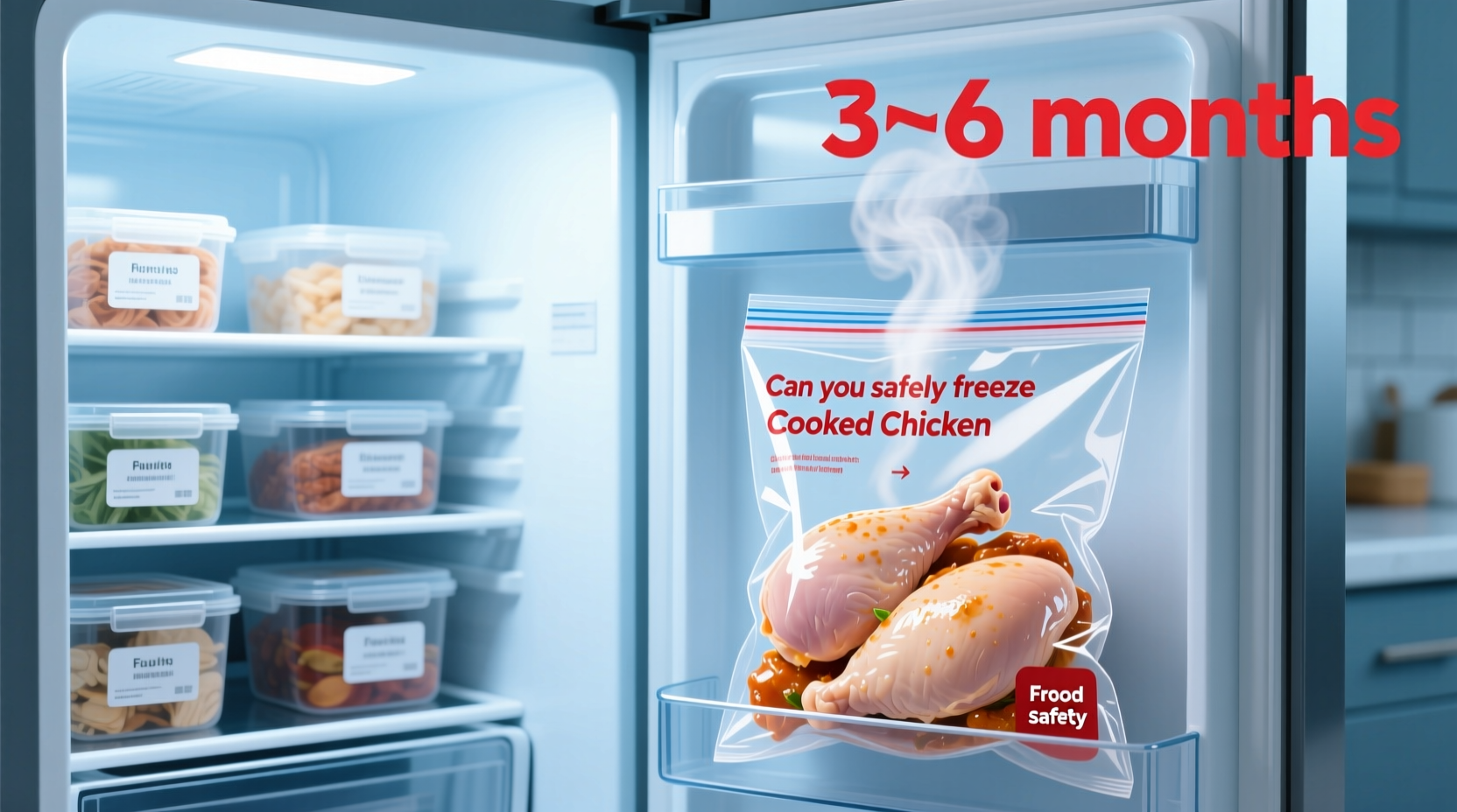 How Long Can You Freeze Cooked Chicken: 4-Month Safety Guide