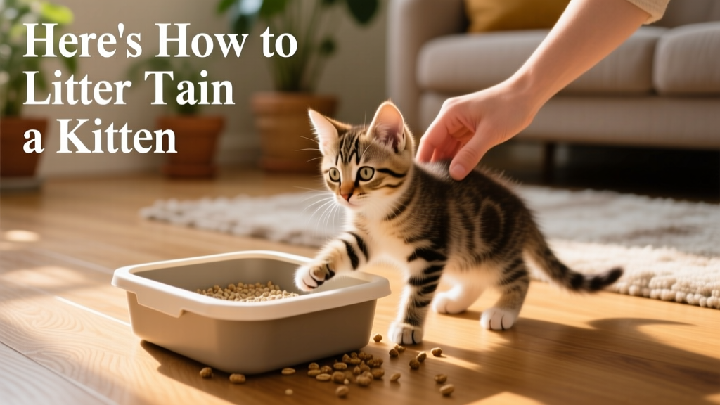 Here's How to Litter Train a Kitten