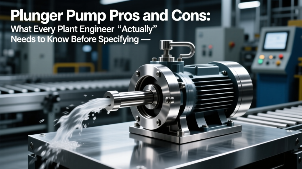 Plunger Pump Pros & Cons: What Plant Engineers Need