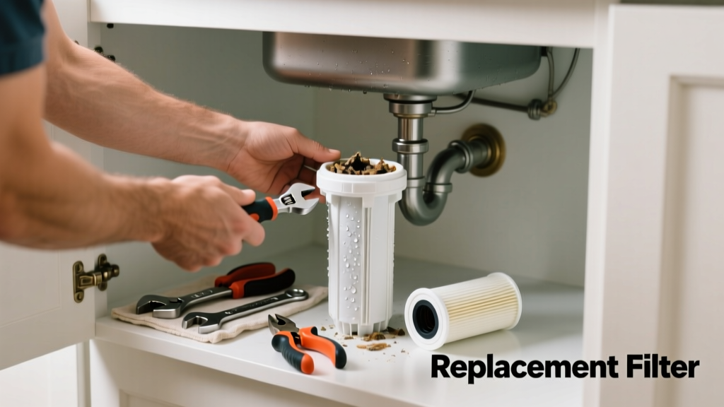 Fixing a Clogged Water Filter in Your Kitchen