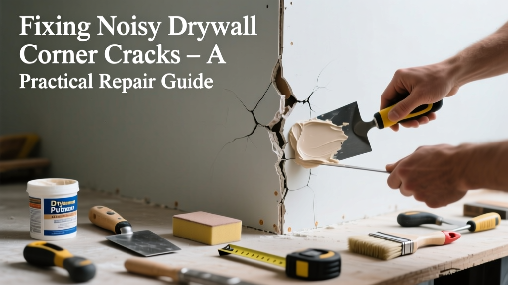 Fixing Noisy Drywall Corner Cracks: A Practical Repair Guide