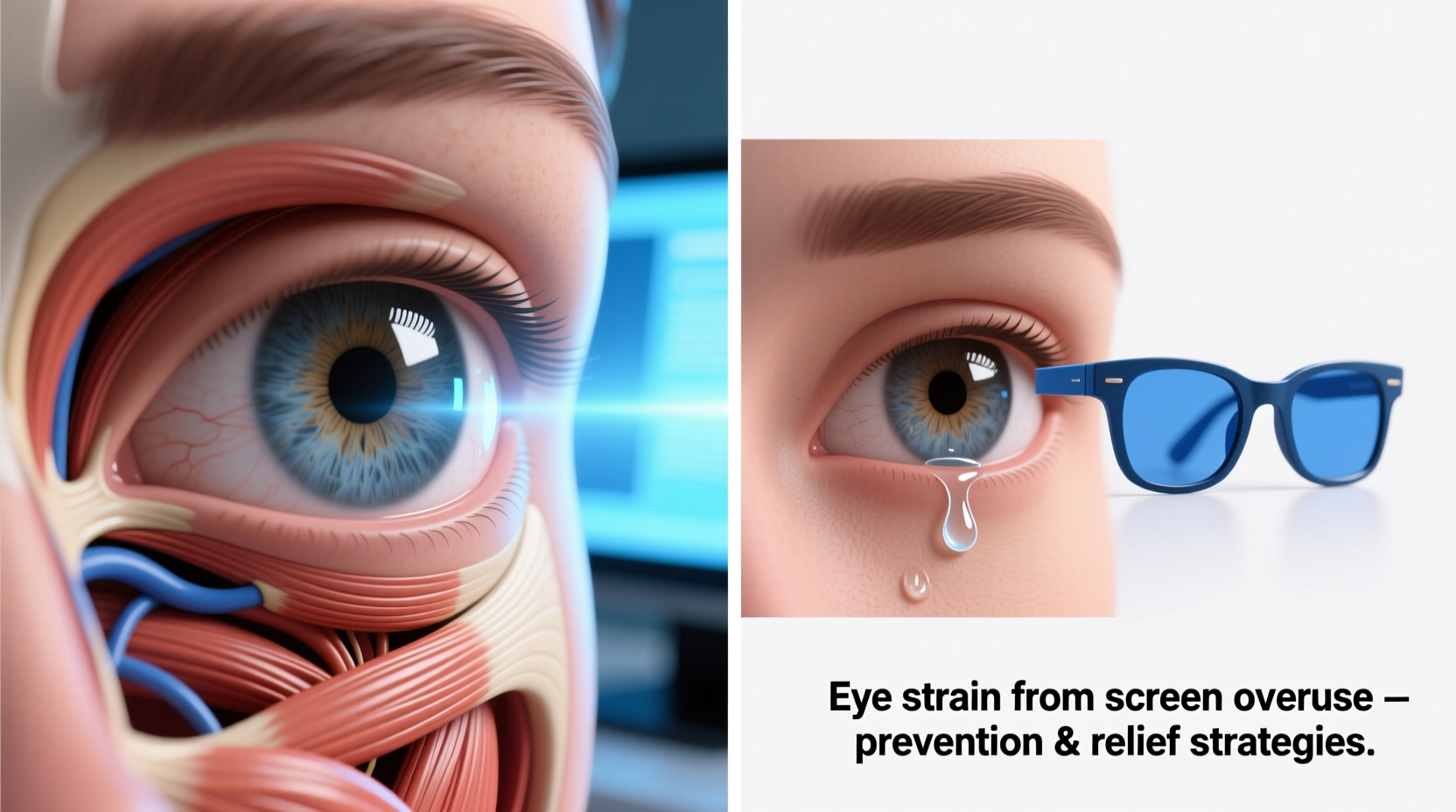 why does my vision blur after staring at a screen too long and how to fix