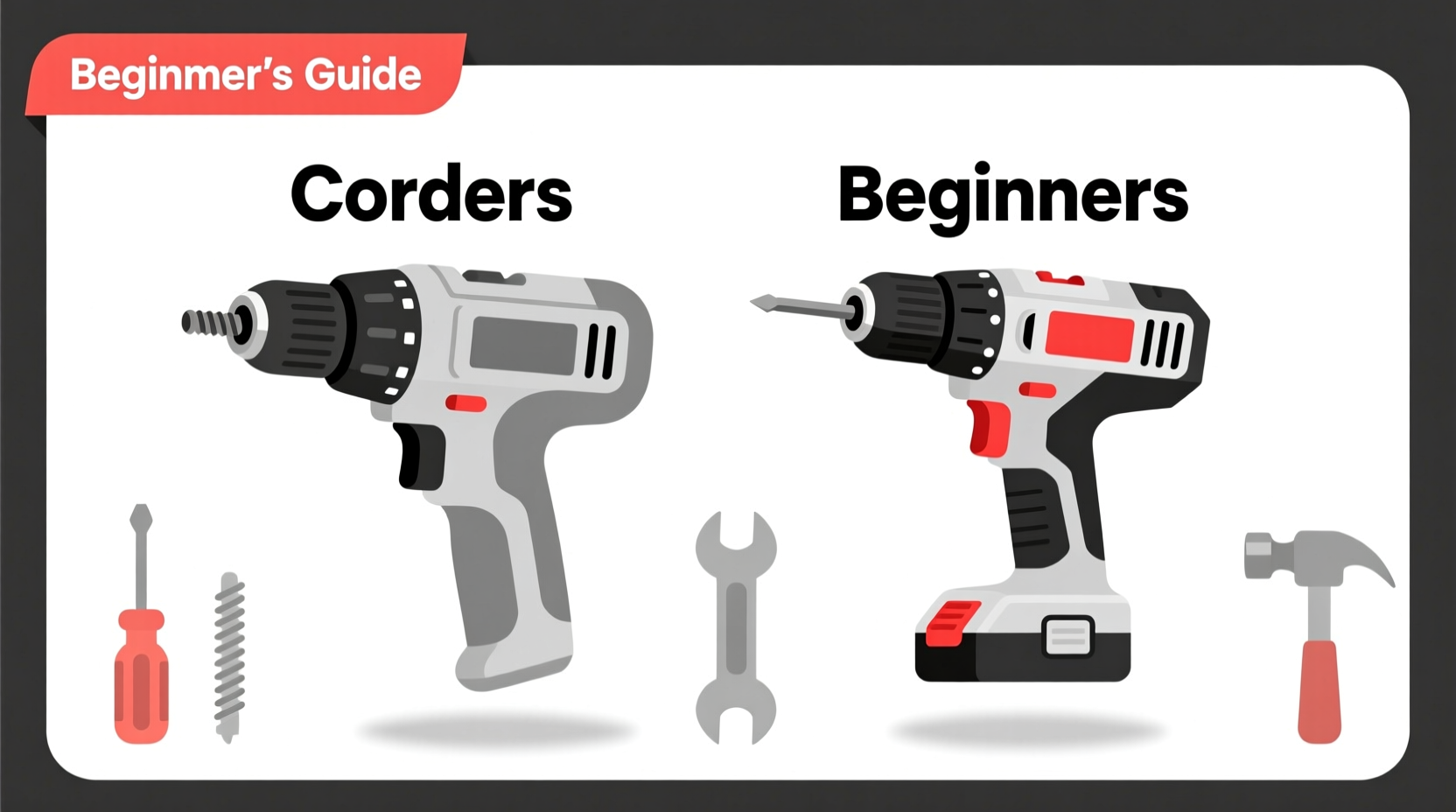 cordless drill vs impact driver which one should beginners buy first