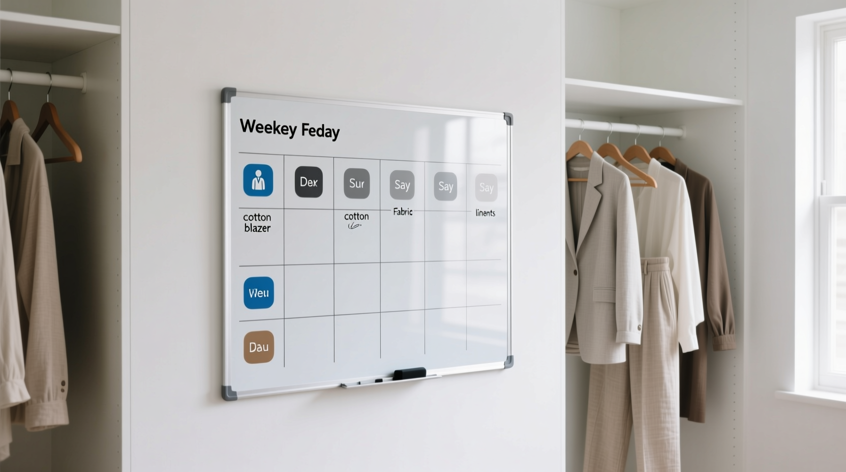 closet whiteboard worth it truths on outfit planning