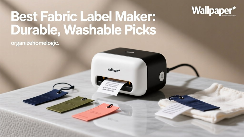 Best Fabric Label Maker: Durable, Washable Picks