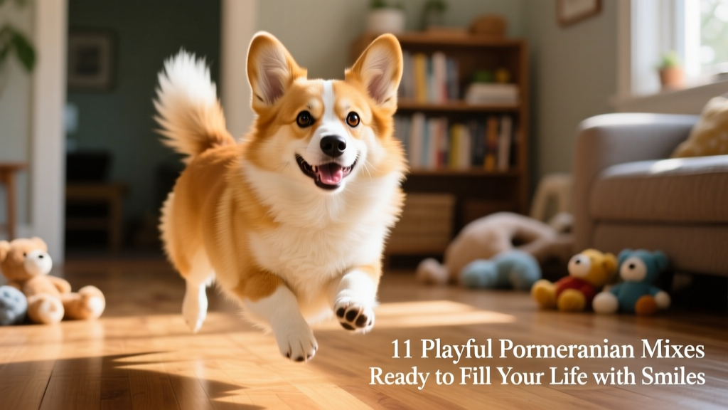 Pomeranian corgi mix