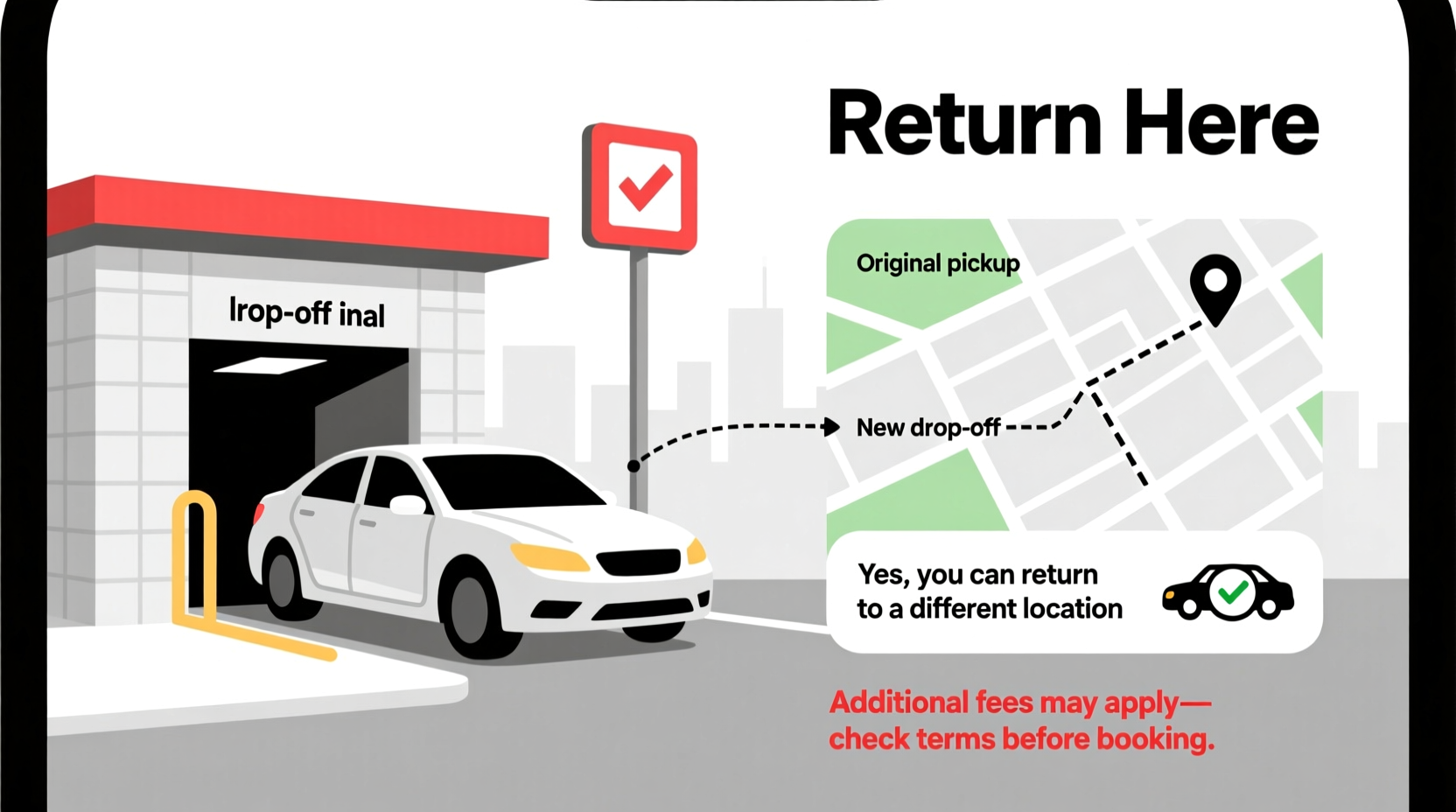 can i return a rental car to a different location