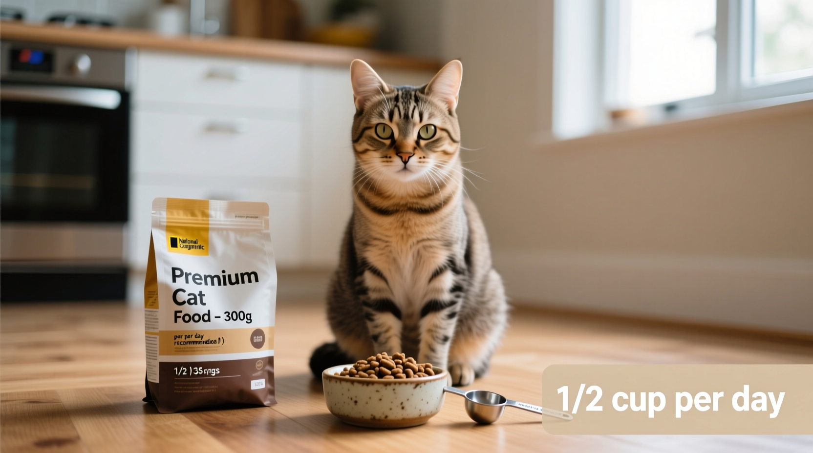 how much food to feed a cat