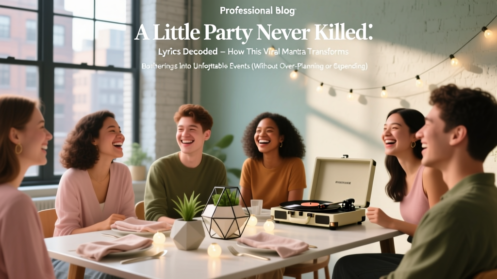 “A Little Party Never Killed”: Event Planning Guide