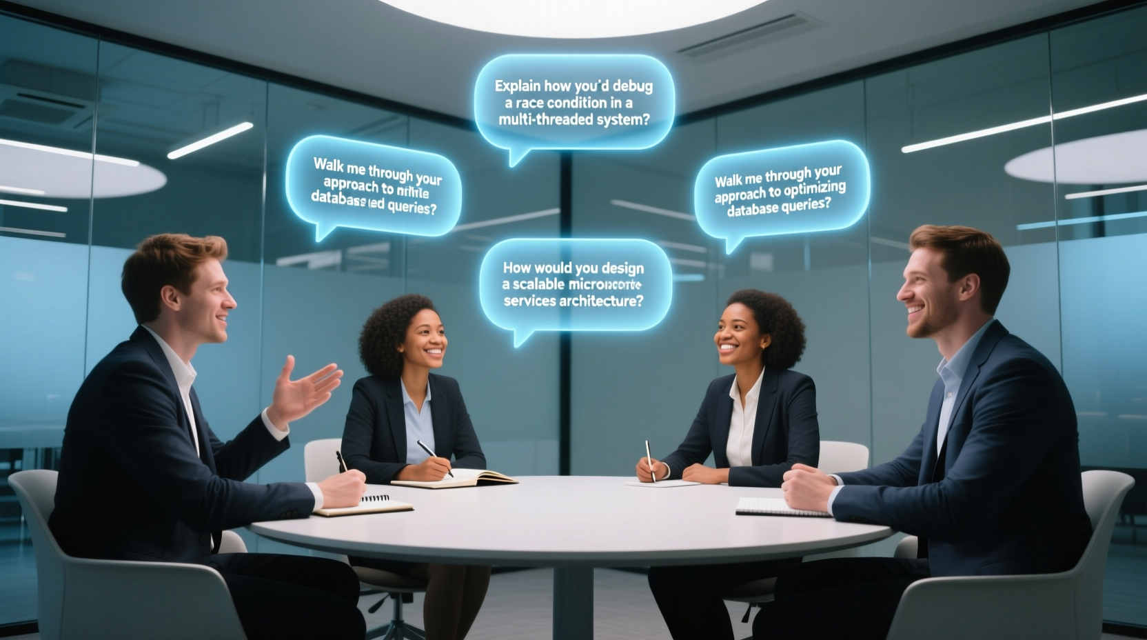 what tech questions would you ask the candidates