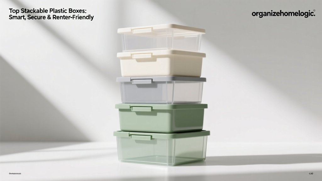 Top Stackable Plastic Boxes: Smart, Secure & Renter-Friendly