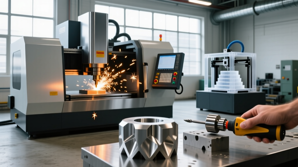 What Does CNC Machine Stand For? CNC vs Manual vs 3D Printing