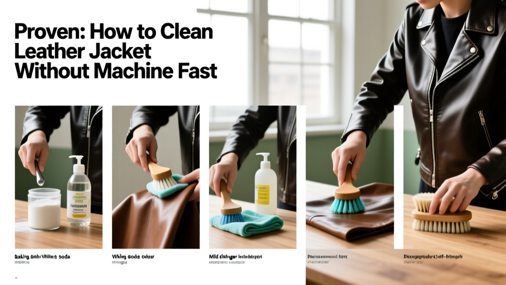 Proven: How to Clean Leather Jacket Without Machine Fast