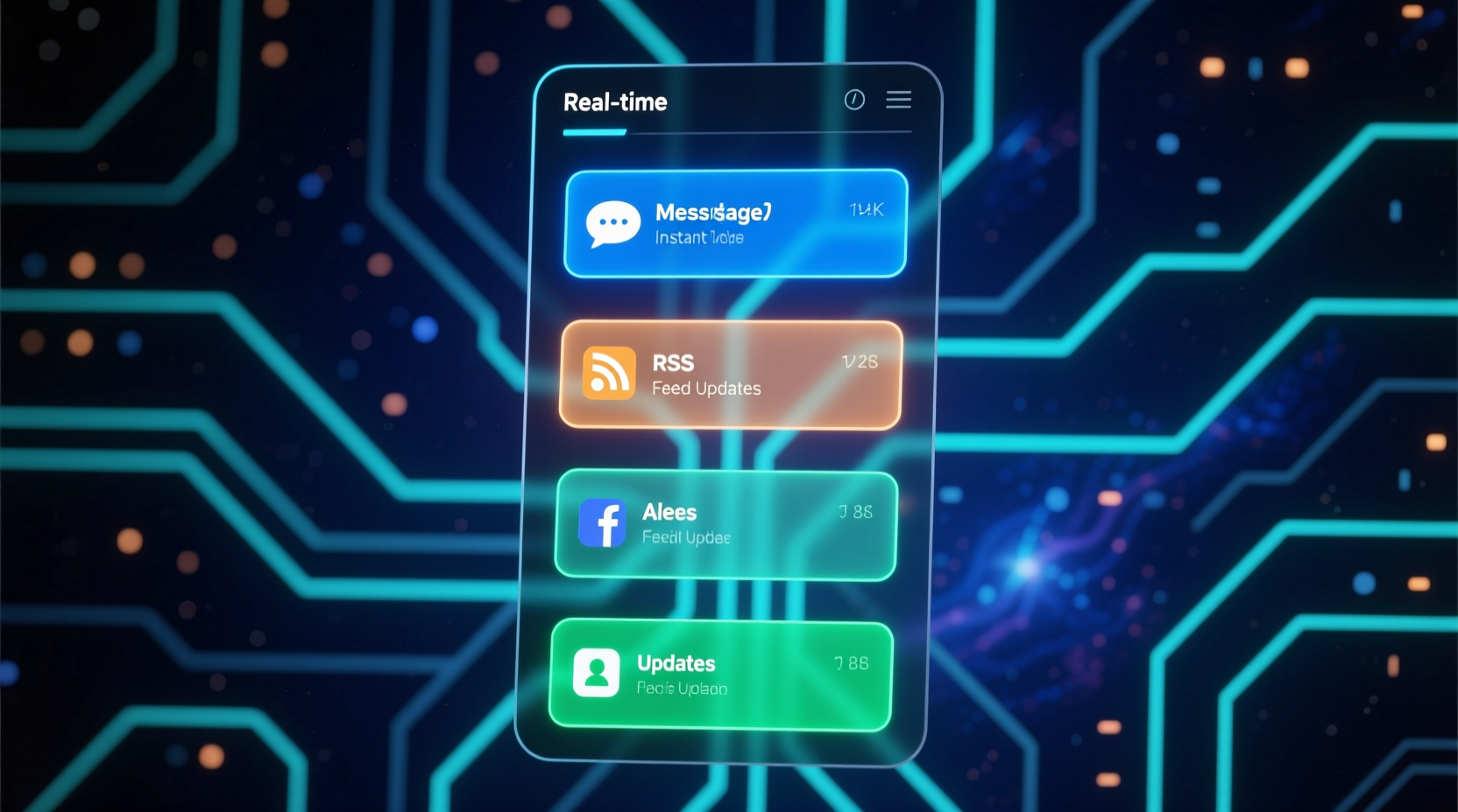im feeds instant messages rss updates