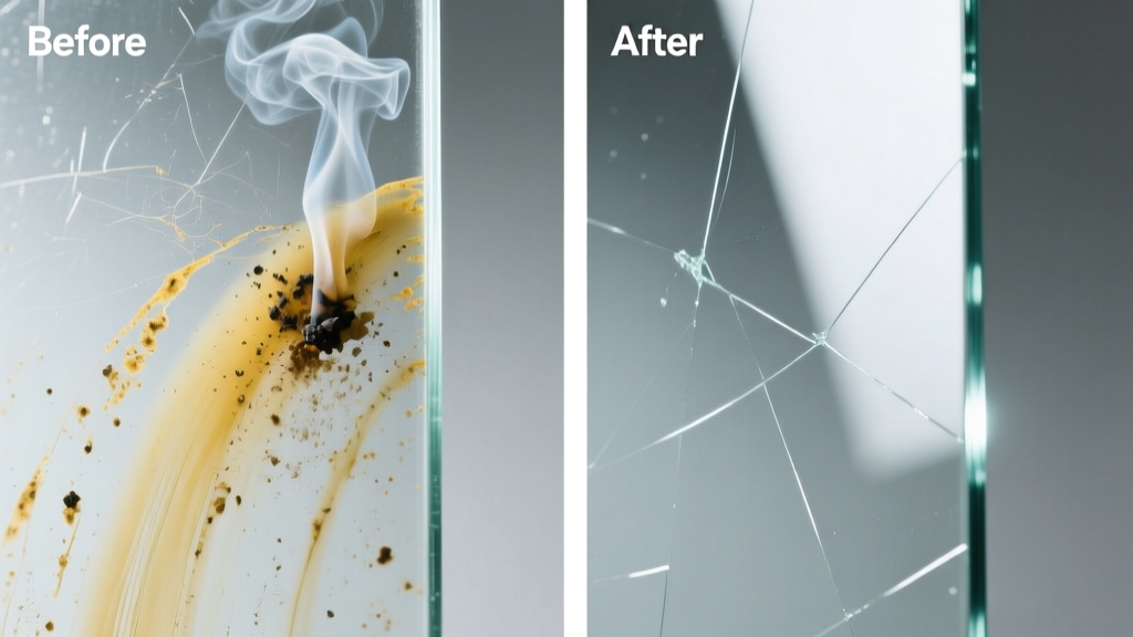How to Remove Smoke Residue from Glass Surfaces