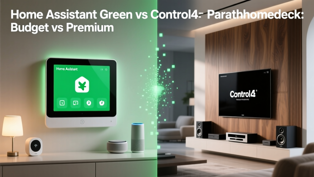 Home Assistant Green vs Control4: Budget vs Premium
