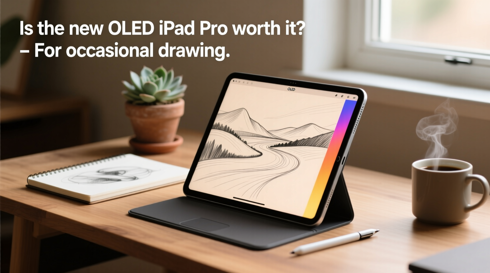 is the new oled ipad pro worth the upgrade if you only draw occasionally
