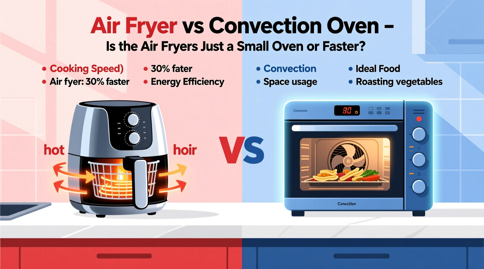 air fryer vs convection oven is an air fryer really just a small oven or is it faster