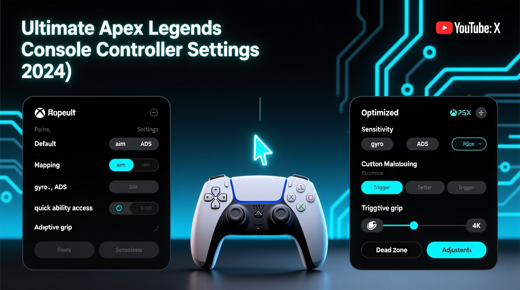 best controller settings for apex legends on console