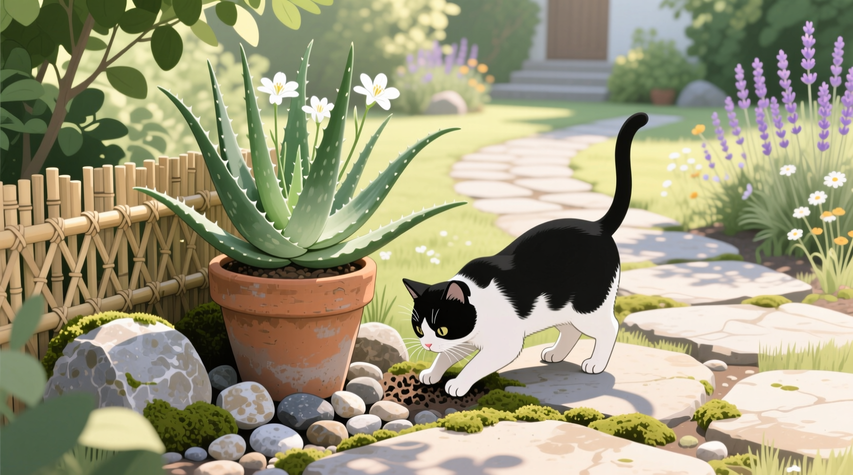 How to Keep Cats from Digging in Aloe Vera