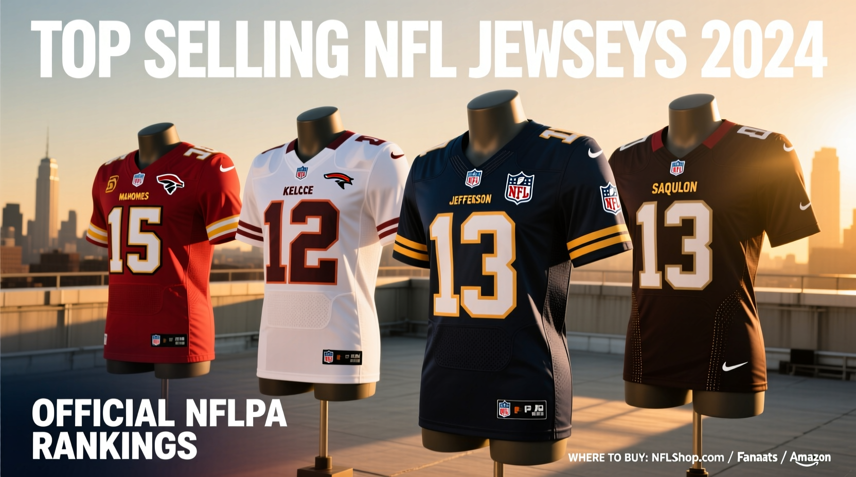 Top-Selling NFL Jerseys 2024: Official NFLPA Rankings, Sales Data ...