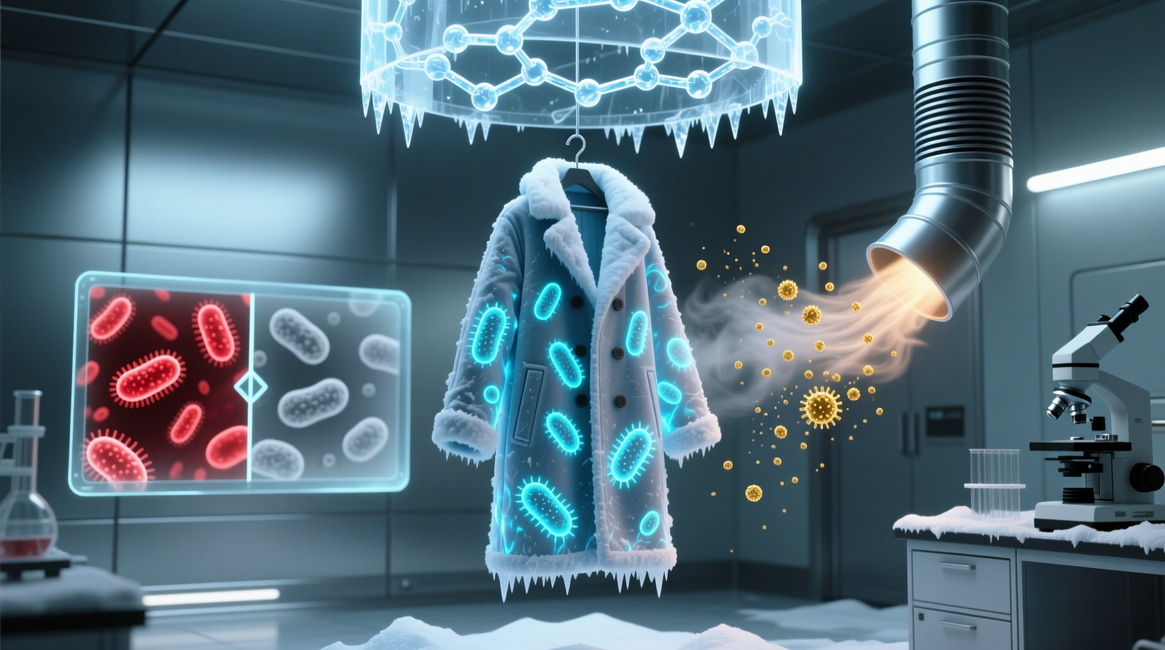 freezing clothes for odor the science says no