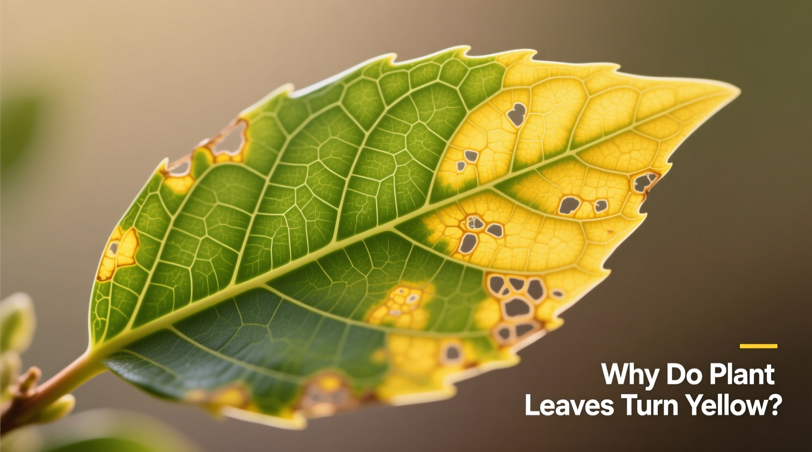 why do plant leaves turn yellow