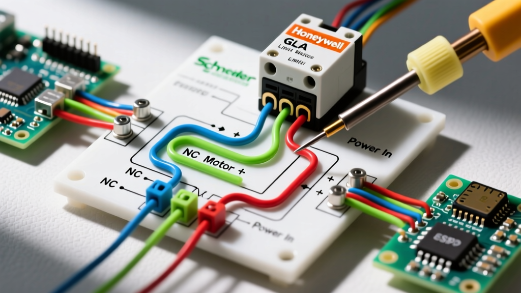 Step-by-Step Wiring Diagram for Limit Switch Motor Control