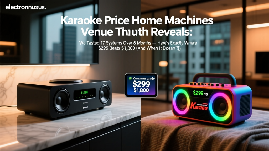Karaoke Price Home Machines Venue Rentals: We Tested 17 Systems Over 6 Months — Here’s Exactly Where $299 Beats $1,800 (And When It Doesn’t)