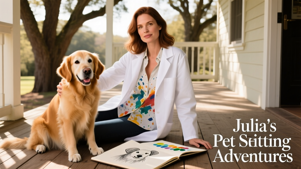 From medicine to portrait painting: Julia’s pet sitting adventures