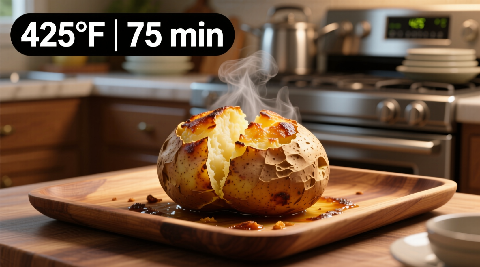 Baked Potato Oven Temp and Time: Perfect Every Time