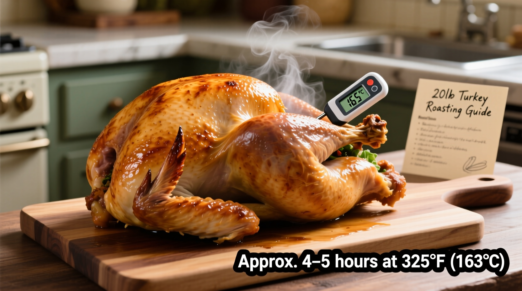 how long does a 20lb turkey take to cook