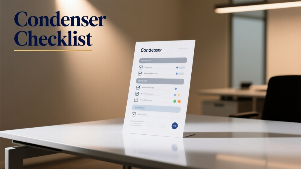 Condenser Checklist: A Precision Diagnostic and Maintenance Protocol for Automotive AC Systems