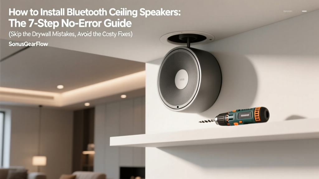 Bluetooth Ceiling Speakers: 7-Step Install (2026)