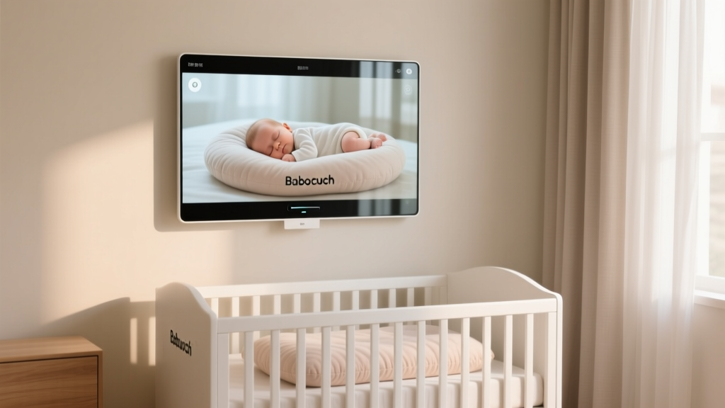 Babocush Cushion Setup with Smart Nursery Displays