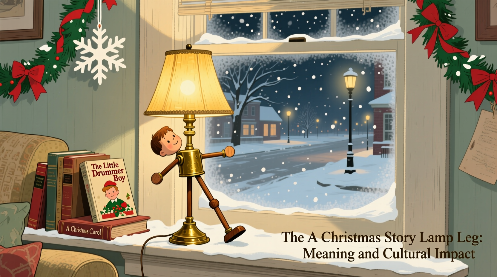 a christmas story lamp leg