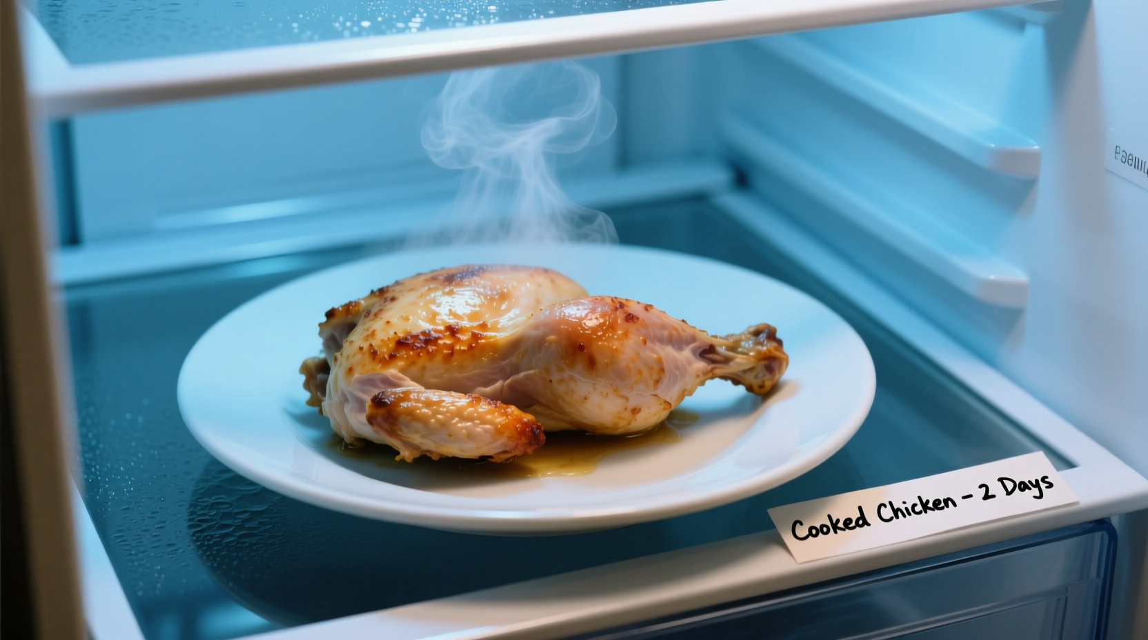 cooked chicken in refrigerator how long