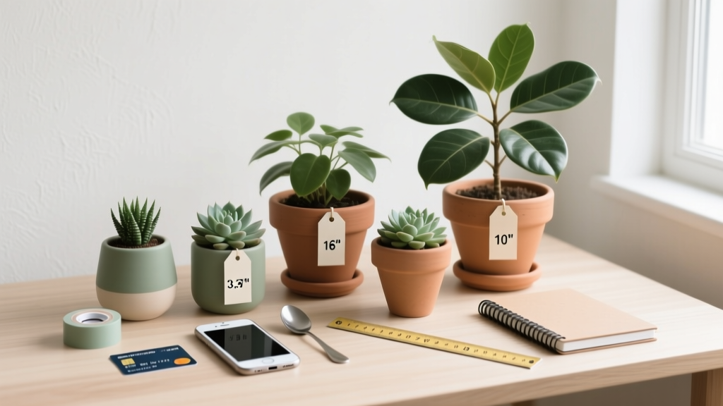 How to Measure Plant Pots for Indoor Plants