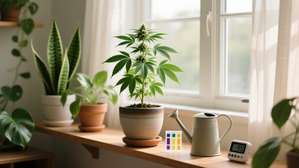 Indoor Cannabis Space & Watering Guide (2026)