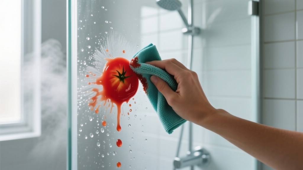 Proven: How to Get Ketchup Out of Shower Door Glass