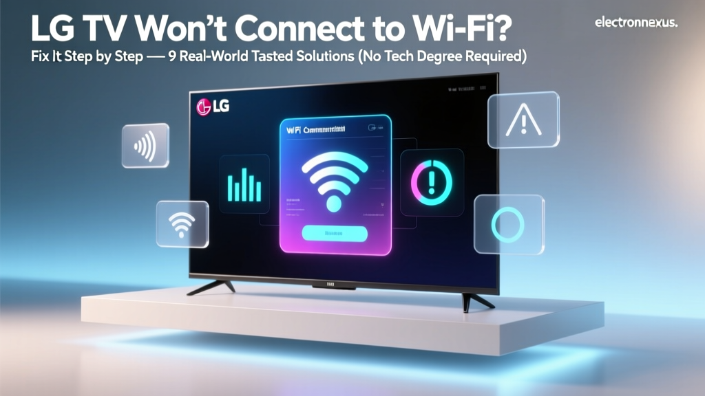 LG TV Won’t Connect to Wi-Fi? Fix It Step by Step — 9 Real-World Tested Solutions (No Tech Degree Required)