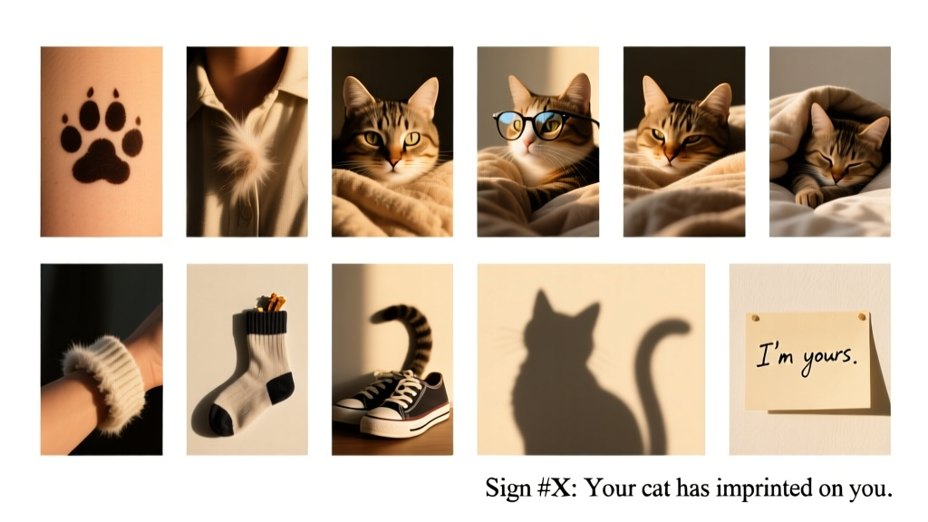 10 signs your cat has imprinted on you